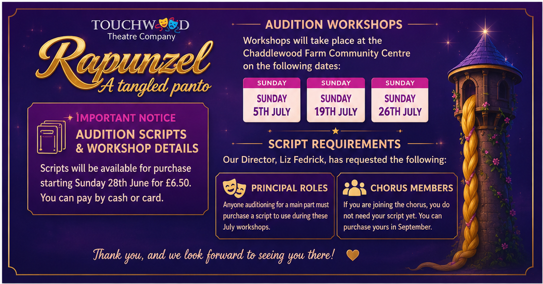 Rapunzel audition information